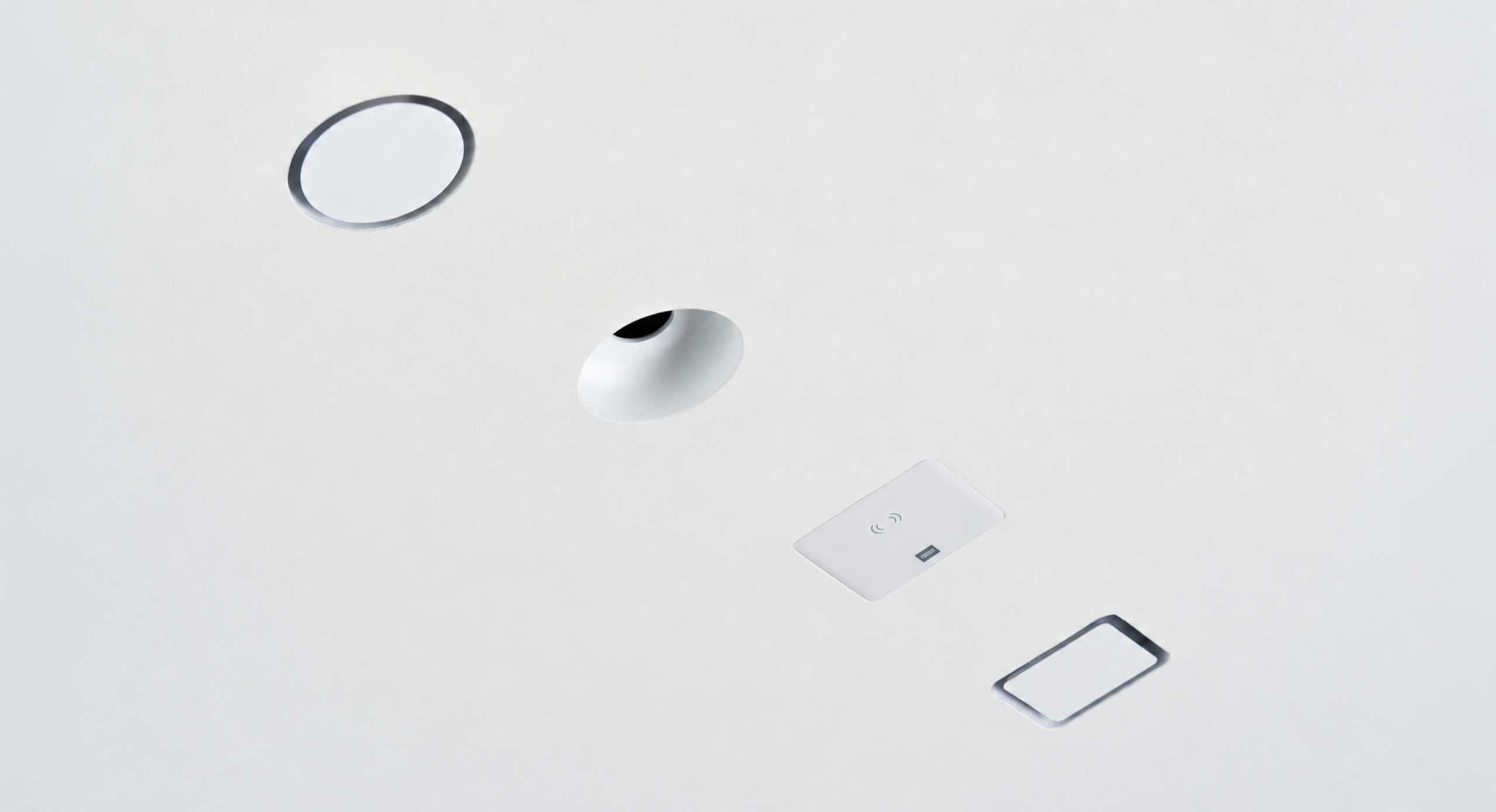 KIERUTEC flush integration in a finished surface